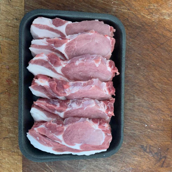 Boneless Loin Chops (£12 per kg)